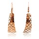 Handmade Certified Authentic Navajo Handstamped Real Handmade Copper Native American Earrings 371052399496