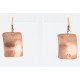 Handmade Certified Authentic Navajo Handstamped Real Handmade Copper Native American Earrings 371057636010