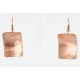 Handmade Navajo Handstamped Real Handmade Copper Native American Earrings 371057636010