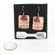 Handmade Navajo Handstamped Real Handmade Copper Native American Earrings 371057636010