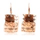 Handmade Certified Authentic Navajo Handstamped Real Handmade Copper Native American Earrings 371057636010