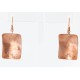 Handmade Certified Authentic Navajo Handstamped Real Handmade Copper Native American Earrings 390828584709