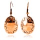 Handmade Certified Authentic Navajo Handstamped Real Handmade Copper Native American Earrings 390829936456