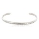 Handmade Certified Authentic Navajo Handstamped Real Handmade NICKEL Native American Bracelet 371019761833