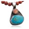 Handmade Certified Authentic Navajo Native .925 Sterling Silver Turquoise and Spiny Oyster Native American Necklace 390568625348