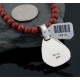 Handmade Certified Authentic Navajo Native .925 Sterling Silver Turquoise and Spiny Oyster Native American Necklace 390568625348