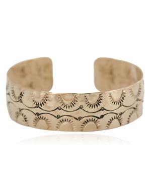 Handmade Certified Authentic Navajo Native American Brass Bracelet 13140-2