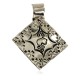 Handmade Certified Authentic Navajo Native American Nickel Pendant 13128-2