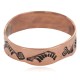 Handmade Certified Authentic Navajo Native American Pure Copper Ring 17091-3