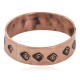 Handmade Certified Authentic Navajo Native American Pure Copper Ring 17091-7 Handmade Certified Authentic Navajo Native American Pure Copper Ring 17091-7
