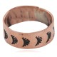 Handmade Certified Authentic Navajo Native American Pure Copper Ring 17093-5