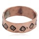 Handmade Certified Authentic Navajo Native American Pure Copper Ring 17094-1