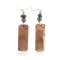 Handmade Navajo Natural Turquoise Pure Copper Dangle Earrings NB160312222626