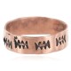 Handmade Certified Authentic Navajo Navajo Pure Copper Native American Ring 17092-10 Handmade Certified Authentic Navajo Navajo Pure Copper Native American Ring 17092-10