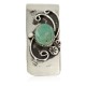 Handmade Certified Authentic Navajo Nickel and .925 Sterling Silver Natural Turquoise Native American Money Clip 11250-8 Handmade Certified Authentic Navajo Nickel and .925 Sterling Silver Natural Turquoise Native American Money Clip 11250-8