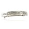 Handmade Certified Authentic Navajo Nickel Native American Hair Barrette 10343-5