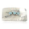 Handmade Certified Authentic Navajo Nickel Natural Turquoise Native American Buckle 1210