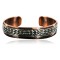 Handmade Certified Authentic Navajo Pure .925 and Copper Native American Bracelet 12713