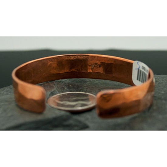 Handmade Certified Authentic Navajo Pure .925 Sterling Silver and Copper Native American Bracelet 370916125756