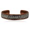 Handmade Certified Authentic Navajo Pure .925 Sterling Silver and Copper Native American Bracelet 370916125756