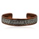 Handmade Certified Authentic Navajo Pure .925 Sterling Silver and Copper Native American Bracelet 370916125756