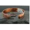 Handmade Navajo Pure .925 Sterling Silver and Copper Native American Bracelet 370916168422