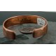 Handmade Certified Authentic Navajo Pure .925 Sterling Silver and Copper Native American Bracelet 370917015732