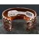 HANDMADE Certified Authentic Navajo Pure .925 Sterling Silver and Copper Native American Bracelet 371105274431