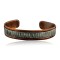 Handmade Certified Authentic Navajo Pure .925 Sterling Silver and Copper Native American Bracelet 390920168705