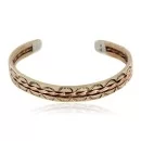 Navajo Handmade Brass and Copper Bracelet 12987-3