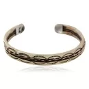 Handmade Navajo Pure Copper and Brass Native American Bracelet 12958-1