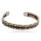 Handmade Certified Authentic Navajo Pure Copper and Brass Native American Bracelet 12958-5