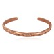 Handmade Certified Authentic Navajo Pure Copper Native American Baby Bracelet 13146-8