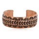 Handmade Certified Authentic Navajo Pure Copper Native American Bracelet 1 24454