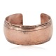 Handmade Certified Authentic Navajo Pure Copper Native American Bracelet 12868-11