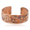 Handmade Certified Authentic Navajo Pure Copper Native American Bracelet 12868-7