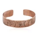Handmade Navajo Pure Copper Bracelet 24457-1