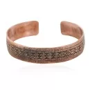 Handmade Navajo Pure Copper Bracelet 24457-4