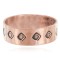 Handmade Certified Authentic Navajo Pure Copper Native American Ring 17093-7