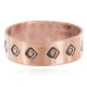 Handmade Certified Authentic Navajo Pure Copper Native American Ring 17093-7