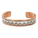 Handmade Navajo Pure .925 Sterling Silver and Copper Bracelet NB151108040241