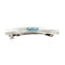 Handmade Silver Navajo Natural Turquoise Native American Hair Barrette 10346-8