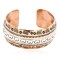 Handmade Feather Bear Certified Authentic Navajo Pure .925 Sterling Silver and Copper Native American Bracelet 12843-1