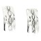 Handmade Feather Certified Authentic Navajo .925 Sterling Silver Stud Native American Earrings 17136-2