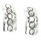Handmade Feather Certified Authentic Navajo .925 Sterling Silver Stud Native American Earrings 17136-4