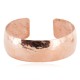 Handmade Hammered Certified Authentic Navajo Native American Pure Copper Bracelet 13054-1