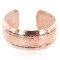 Handmade Hammered Certified Authentic Navajo Pure Copper Native American Bracelet 12942-1