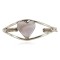 Handmade Heart Certified Authentic Navajo Nickel Mother of Pearl Native American Bracelet 12800