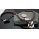 Handmade Hogan Certified Authentic Navajo Native .925 Sterling Silver 12kt Gold Filled Coral and Turquoise Native American Necklace 370803468959