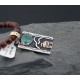 Handmade Hogan Certified Authentic Navajo Native .925 Sterling Silver and 12kt Gold Filled Turquoise Native American Necklace 370804674119